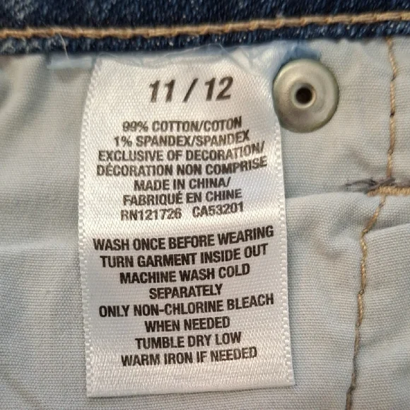 Aeropostale Distressed Blue Denim Shorts - Picture 3 of 16